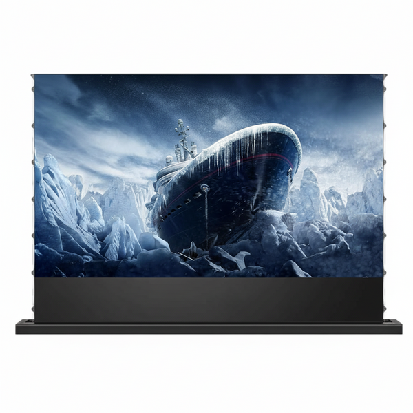 120" Motorized ALR Projector Screen Floor Rising Standard/Long Throw Projector