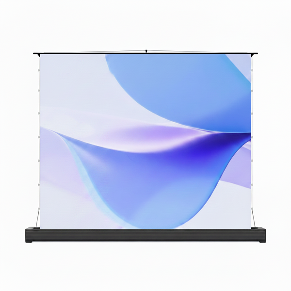 120" ALR Motorized Floor Rising Projector Screen for Long/Standard Throw Projector,Movie Screen for Home Theater,Motorized Projector Screen 4K/8K Ultra HD, Active 3D