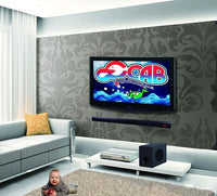 80W TV Soundbar 2.1 Bluetooth Speaker 5.0 Home Theater System 3D Surround Sound Bar Remote Control with Subwoofer for TV