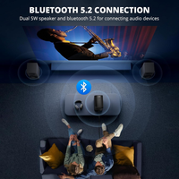 Portable Projector Built for 4K Streaming, WiFi Bluetooth Connectivity, 350 ANSI Lumens, Electric Focus
