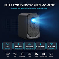 Wireless Mini Projector with Wifi and Bluetooth 5G, Portable Projector Support 4K Movie Video Projection, Electric Focus 350ANSI Phone Projector Home and Outdoor Cinema with HDMI Cable — Results & Stats