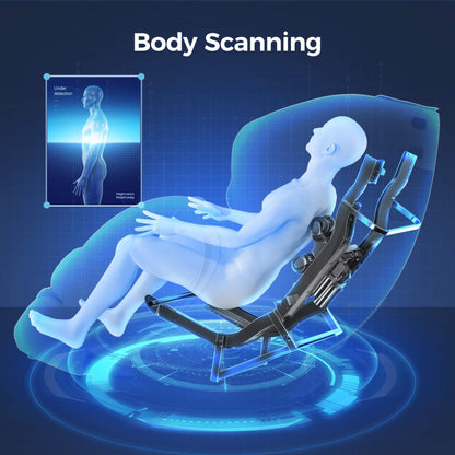 BossCare SAK32840 3D Zero-Gravity Massage Chair with App Control