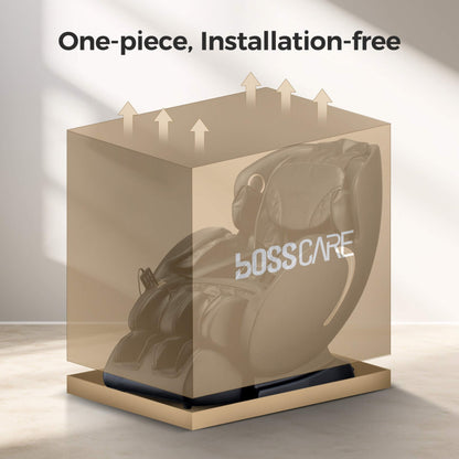 BossCare SAK32840 3D Zero-Gravity Massage Chair with App Control
