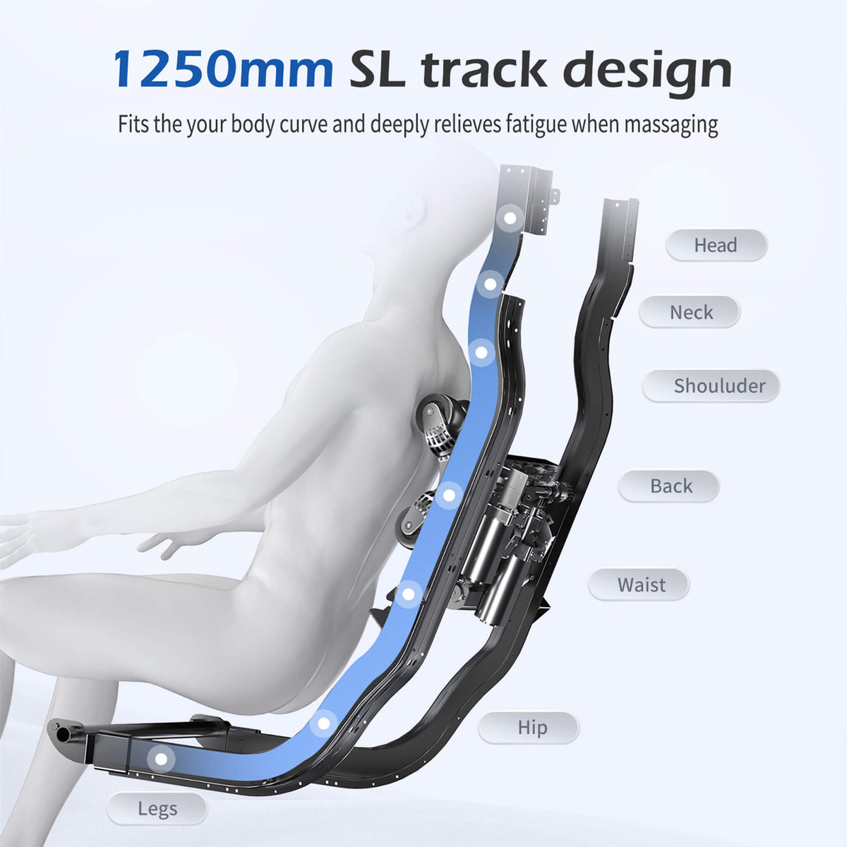 BossCare SAK35970 Premium Zero-Gravity Massage Chair with AI Voice & App Control