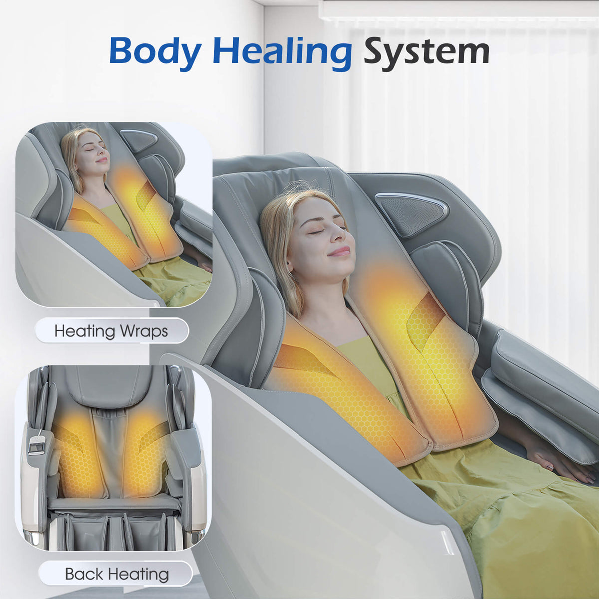 BossCare SAK35970 Premium Zero-Gravity Massage Chair with AI Voice & App Control