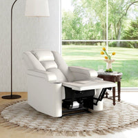 Home Theater Recliner Built for Movie Nights, Power Reclining, USB Ports, Storage, Cup Holders