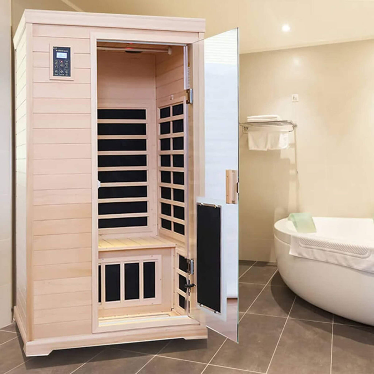 Ivara 2-Person Hemlock Far Infrared Sauna