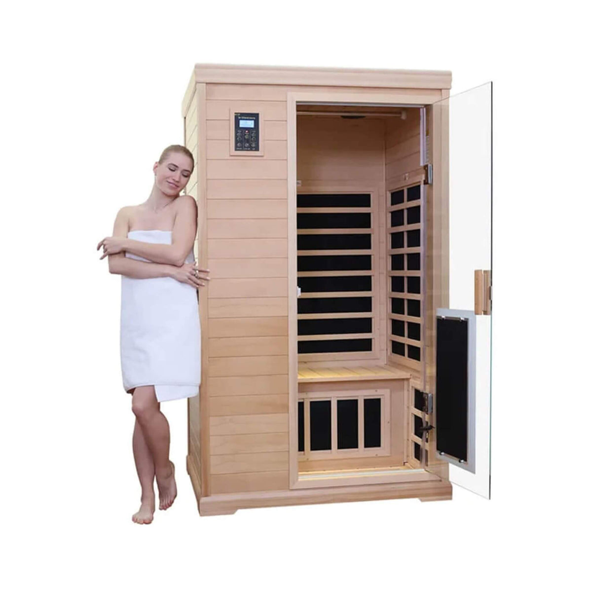 Ivara 2-Person Hemlock Far Infrared Sauna