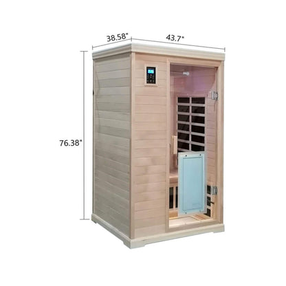 Ivara 2-Person Hemlock Far Infrared Sauna