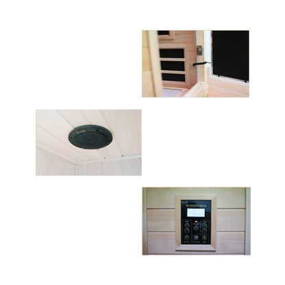 Ivara 2-Person Hemlock Far Infrared Sauna